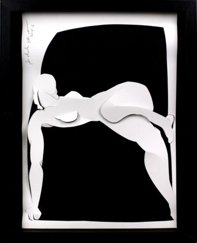 Je réserve l’œuvre de Jean-Charles Yaïch - Kirigami fond noir n° 501