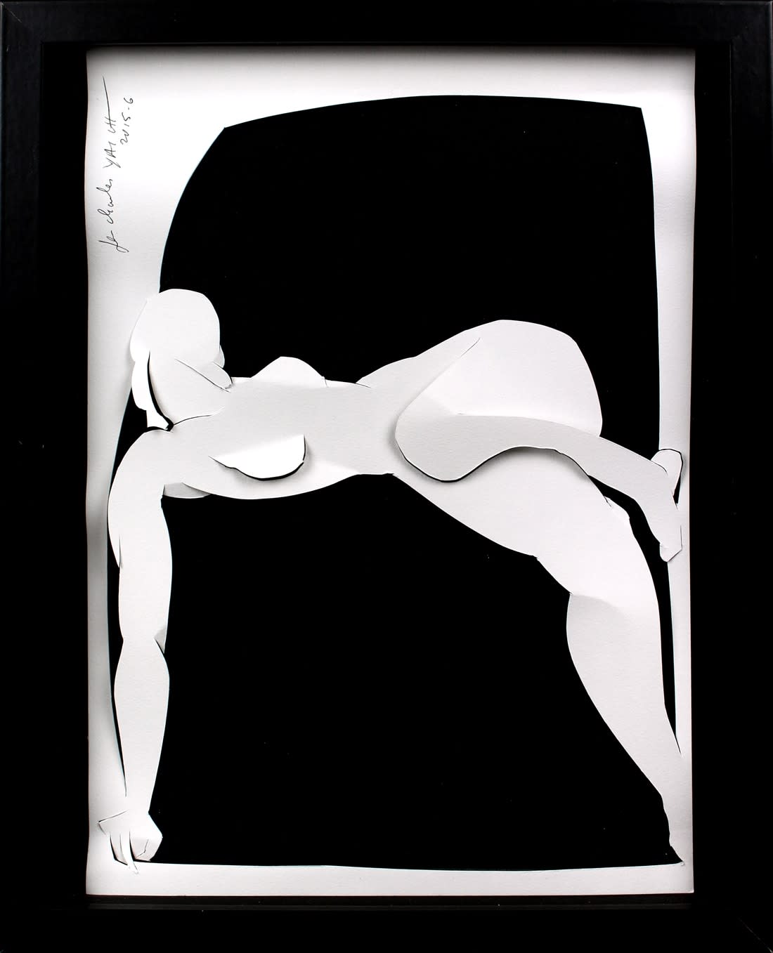 Image of Kirigami fond noir n° 501
