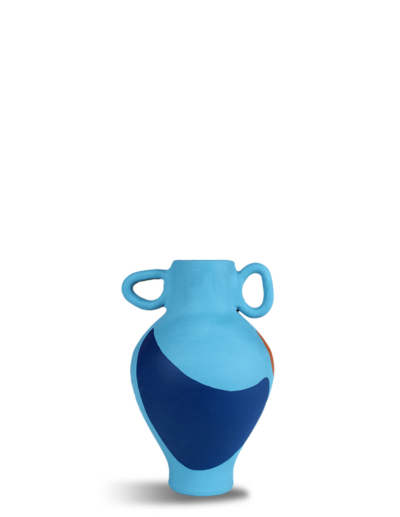 Je réserve l’œuvre de Kanica - Vase moyen bleu