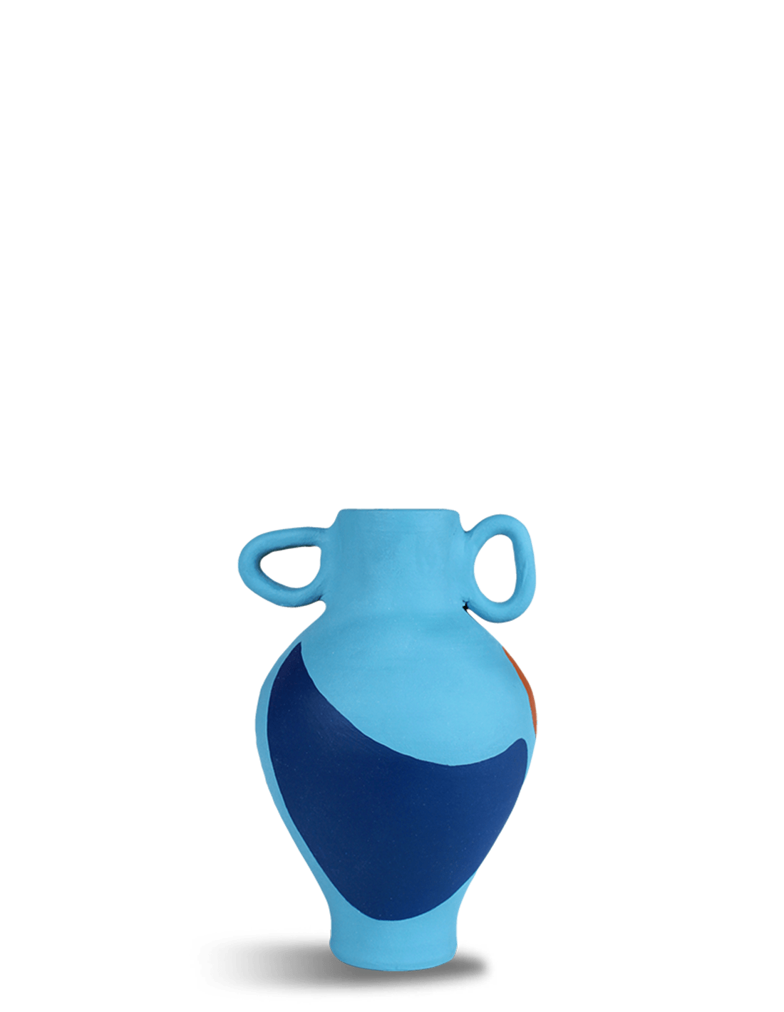 Vase moyen bleu