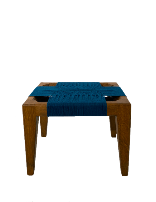 Tabouret assise bleu image