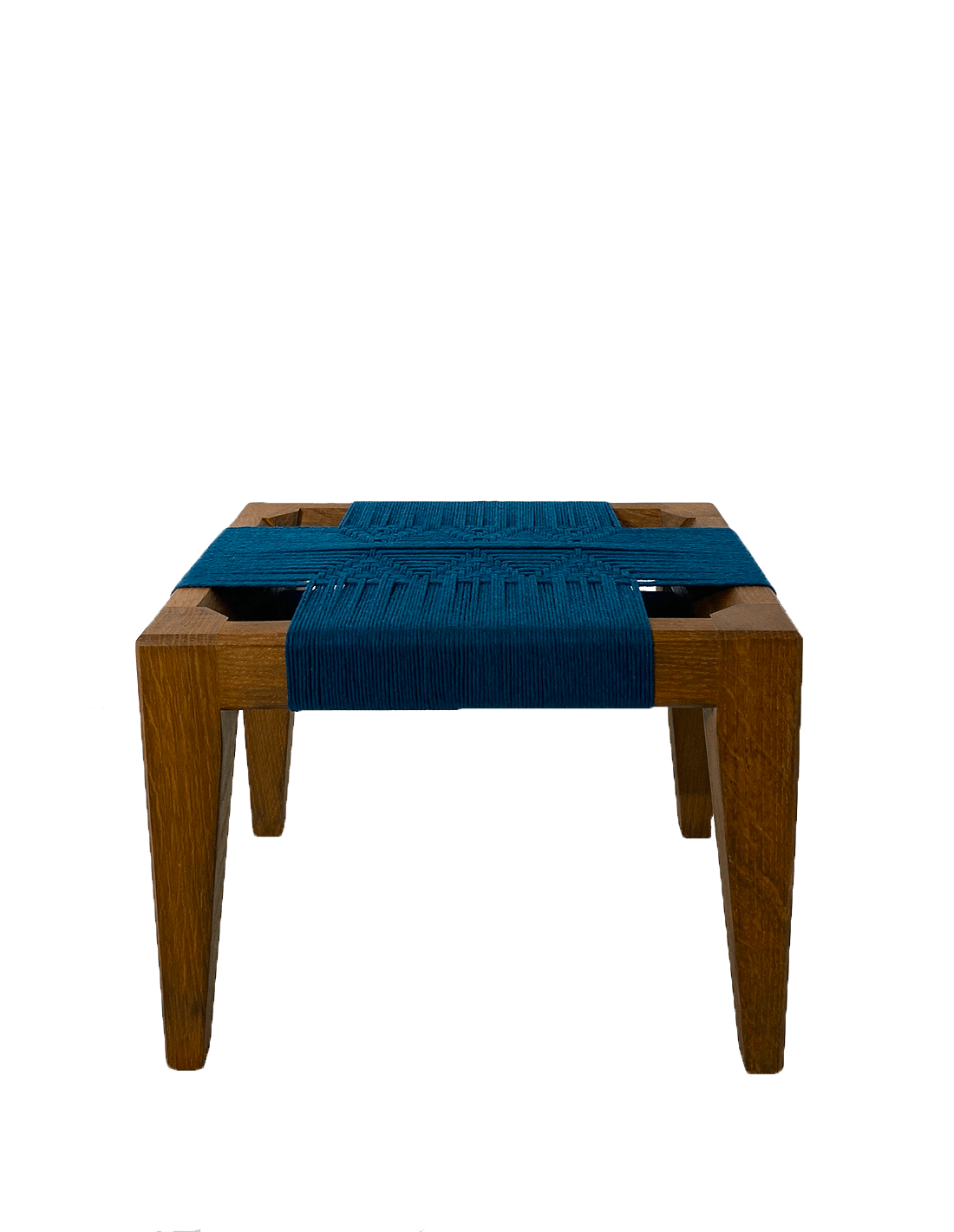 Image of Tabouret assise bleu