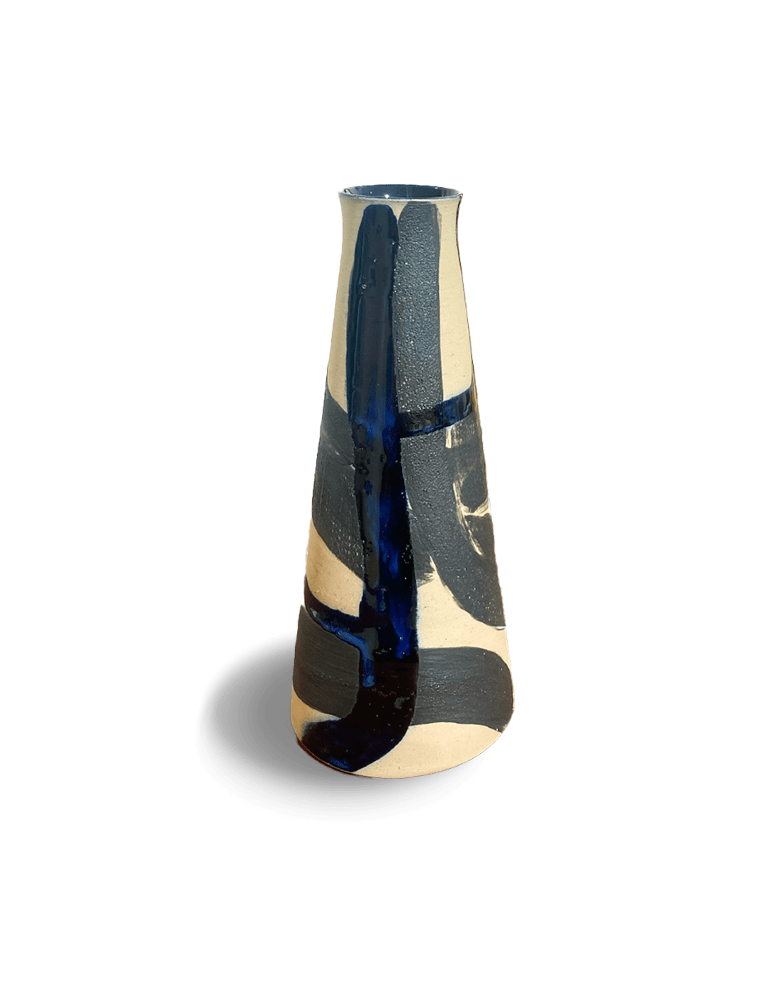 Image of Vase bécher cobalt (bleu nuit)