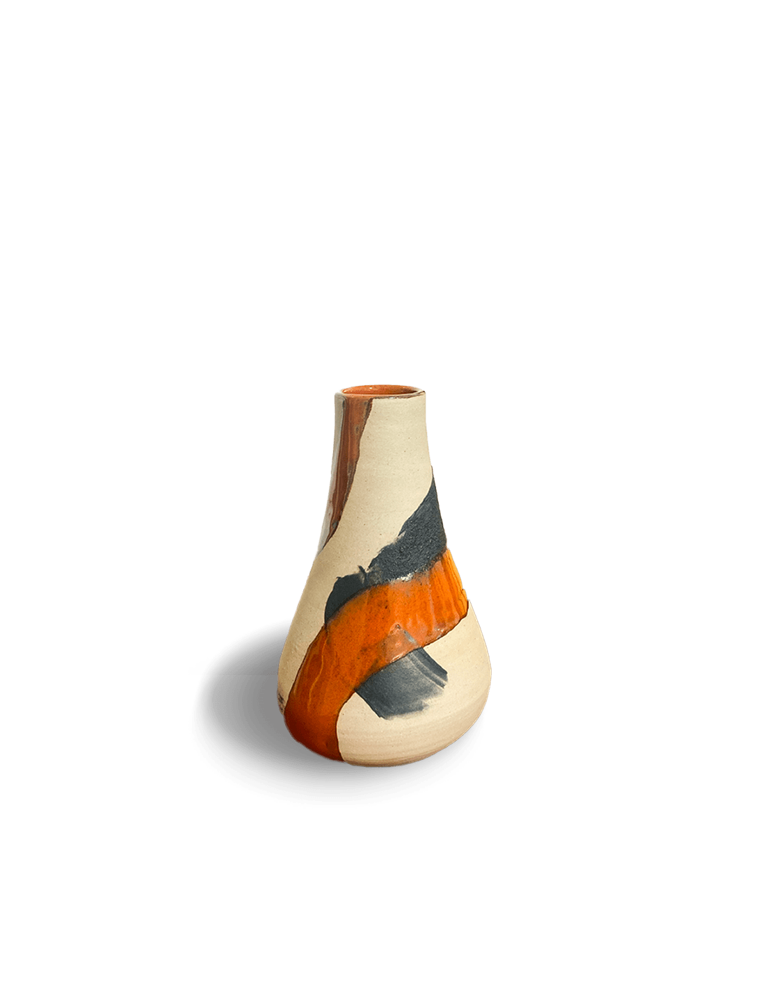 Image of Vase bécher corail (rouille)