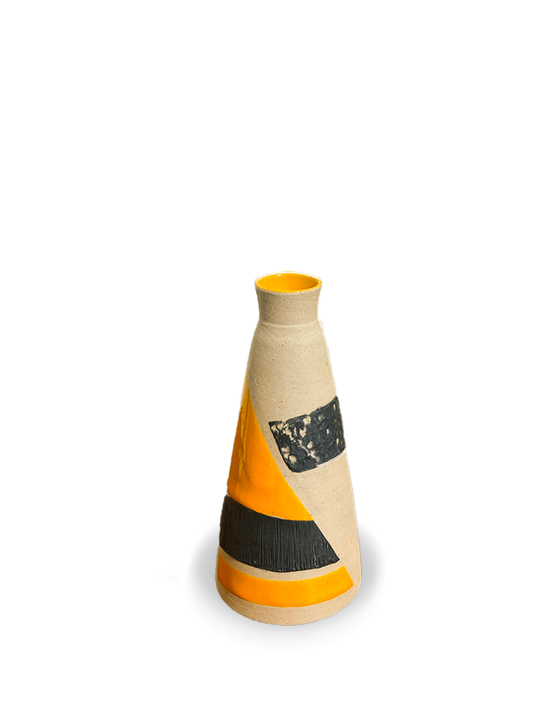 Image of Mini vase bécher jaune