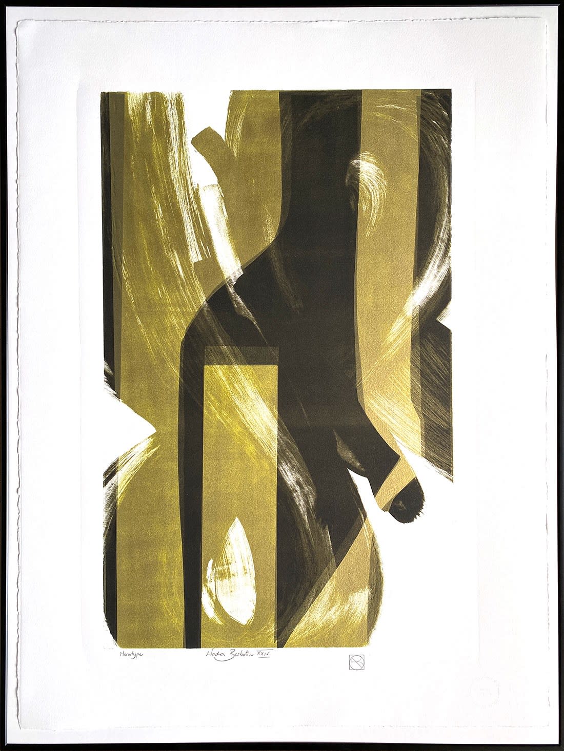 Image of Monotype or et noir